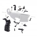 Lower Parts Kit w/ Upgraded Grip, Extended Trigger Guard, Ambi Dual Selector